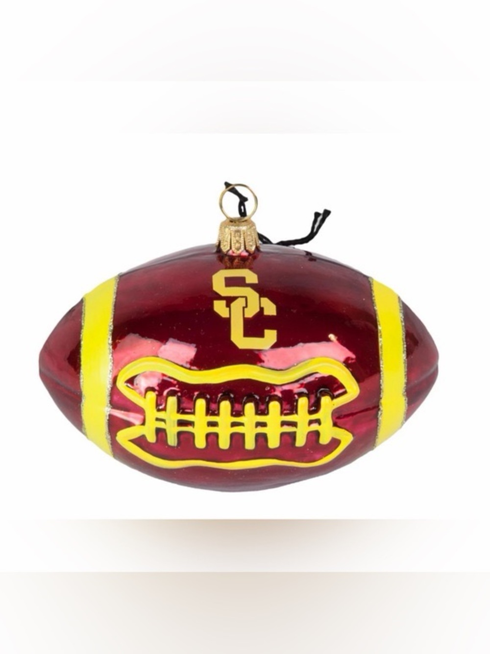 USC Trojans Football Ornament Joy To The World Handcrafted In Poland Brand New